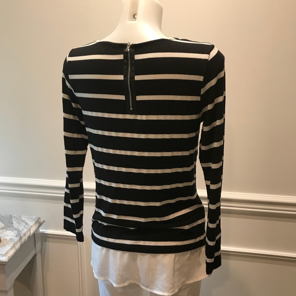 Haasi striped long sleeve blouse. - Picture 4 of 5